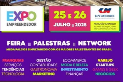 Expo Empreendedor 2025 conecta marcas, inovação e negócios em São Paulo"